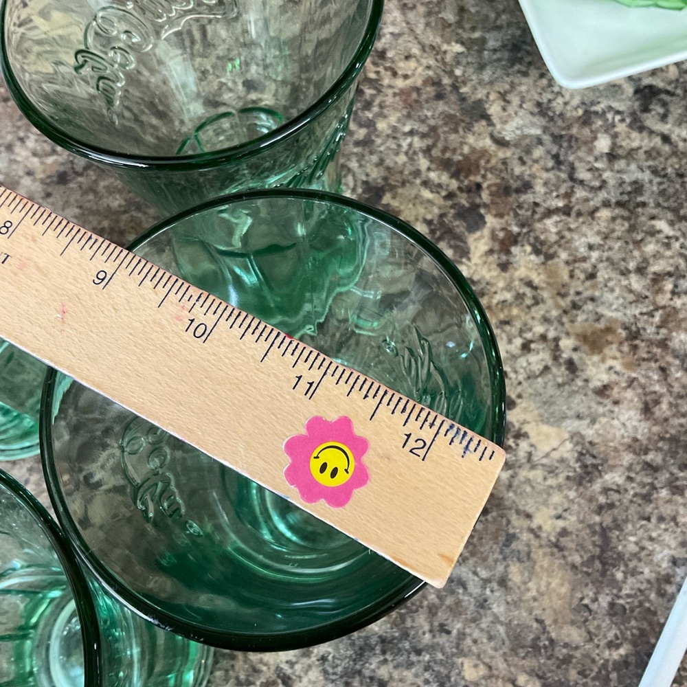 Coca-Cola Vintage Green Glass Collection - Picture 3 of 3